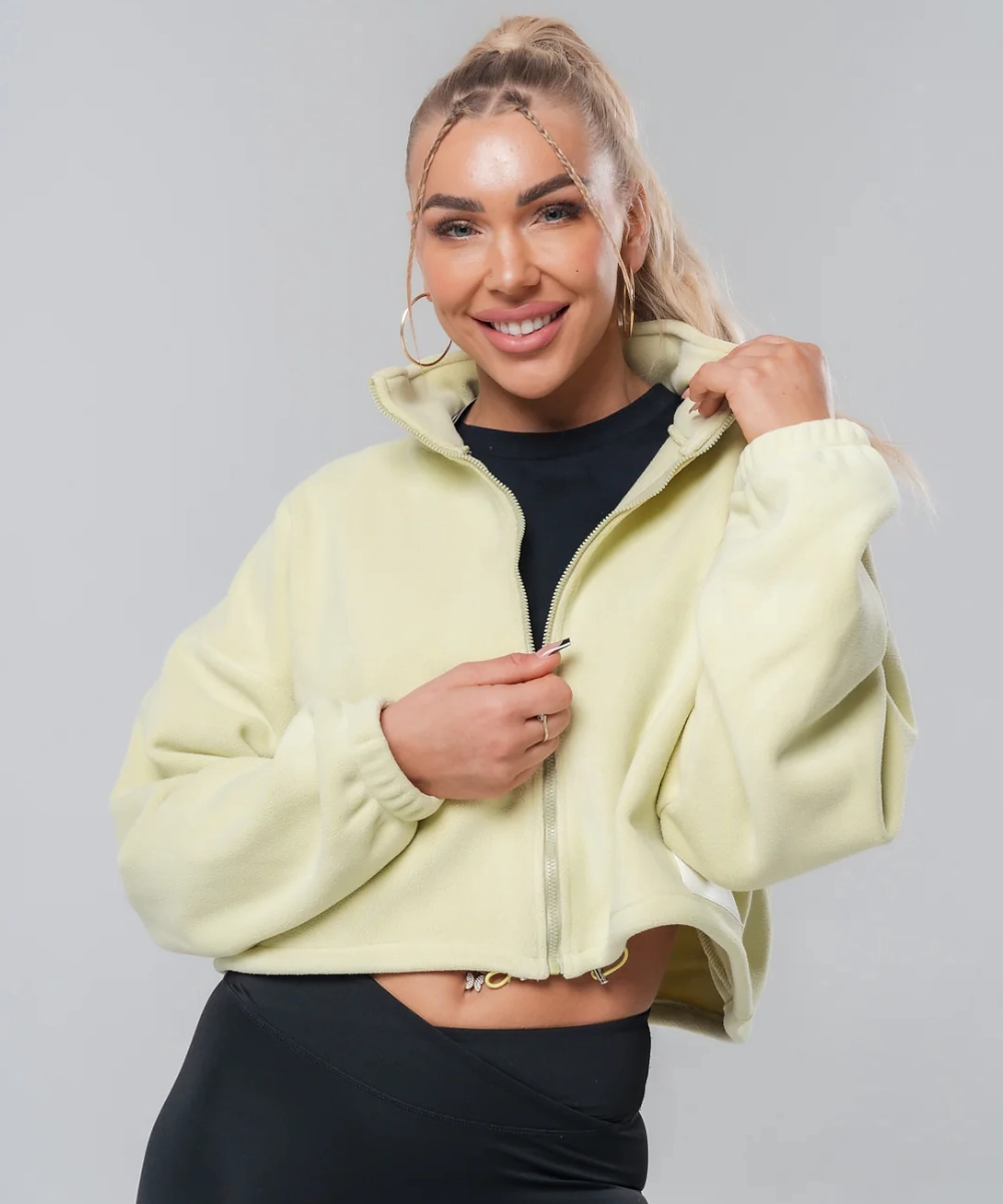 Icon Fit SmoothZipper UNDRGROUND Premium Sherpa Zip Up (Apple Green)
