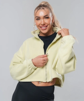 Icon Fit SmoothZipper UNDRGROUND Premium Sherpa Zip Up (Apple Green)