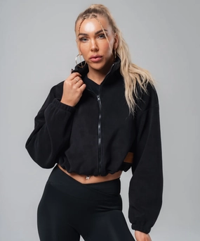 King Mode UNDRGROUND Premium Sherpa Zip Up (Black)