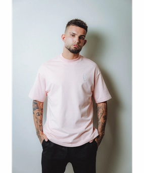 UNDRGROUND Relaxed Fit Tee (Embroidered Pink) Hero Fit