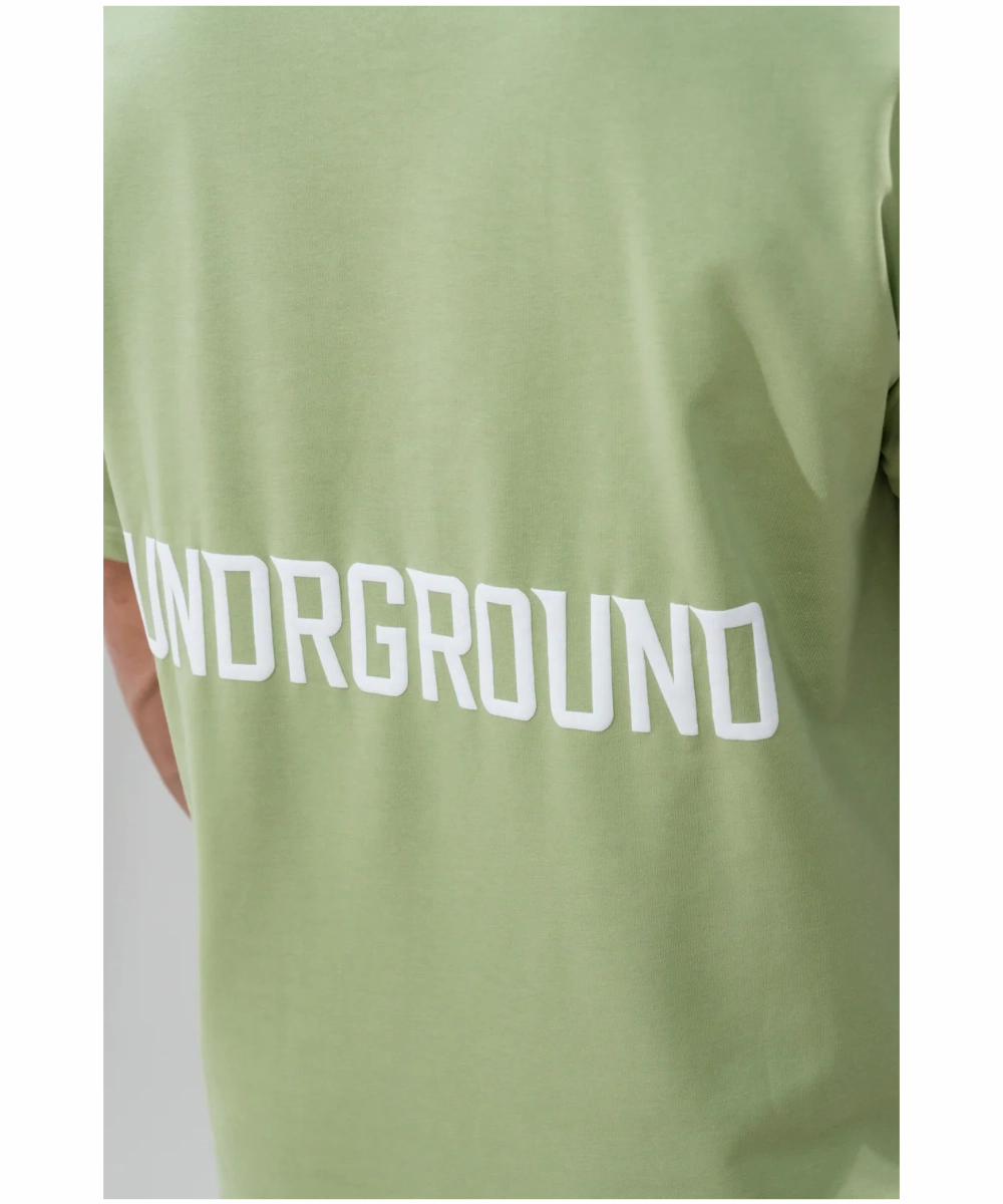 UNDRGROUND Relaxed Fit Tee (Olive) AntiPilling Fabric Flexible Hemline