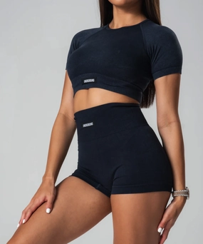 UNDRGROUND Seamless Shorts (Washed Out Black) Peace Flow