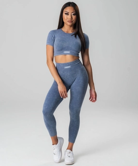 UNDRGROUND Seamless Tights (Marble Grey) AntibacterialFinish