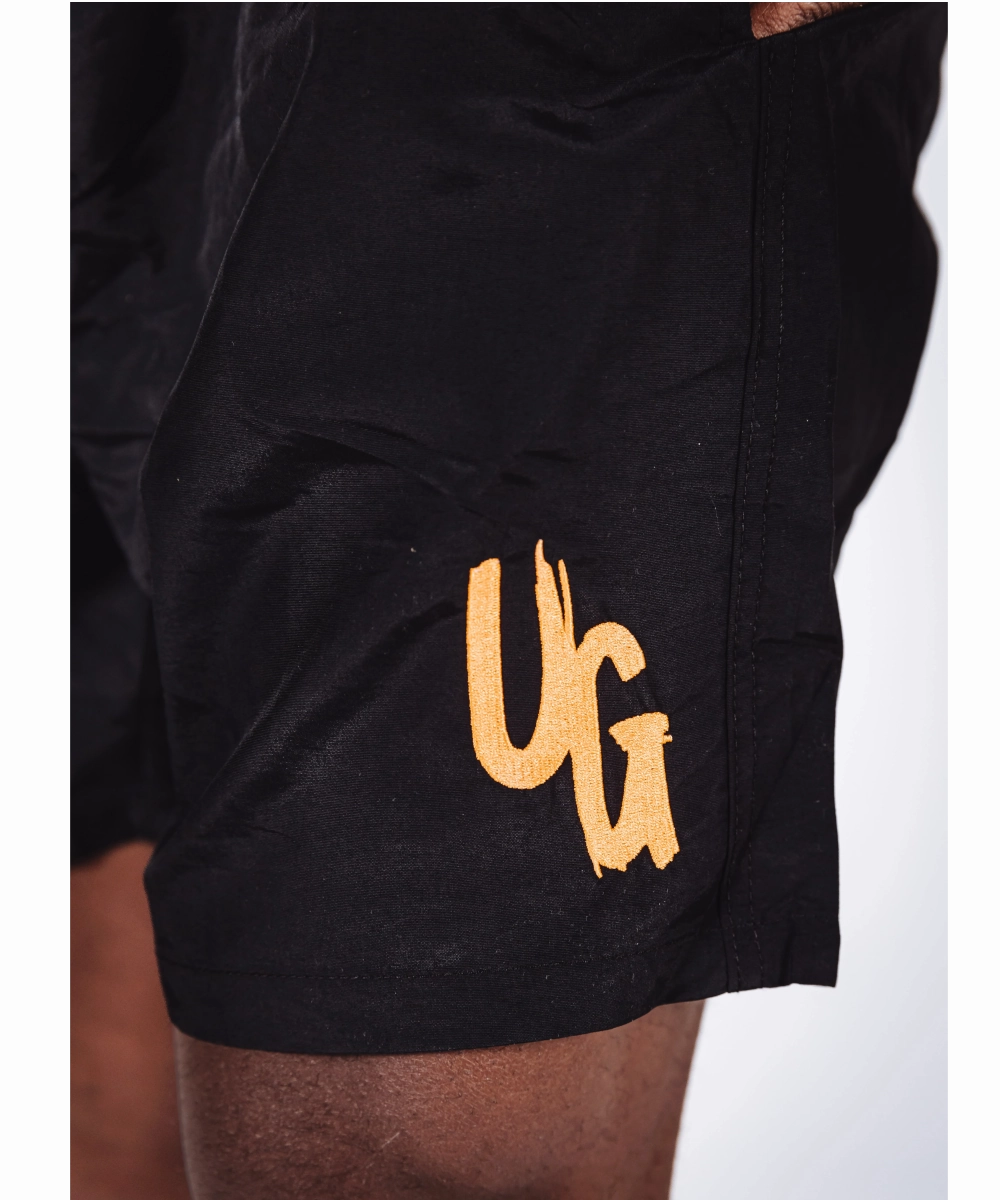 All weather Resort Mood Undrground Summer Swim Shorts (Blk/Orange)