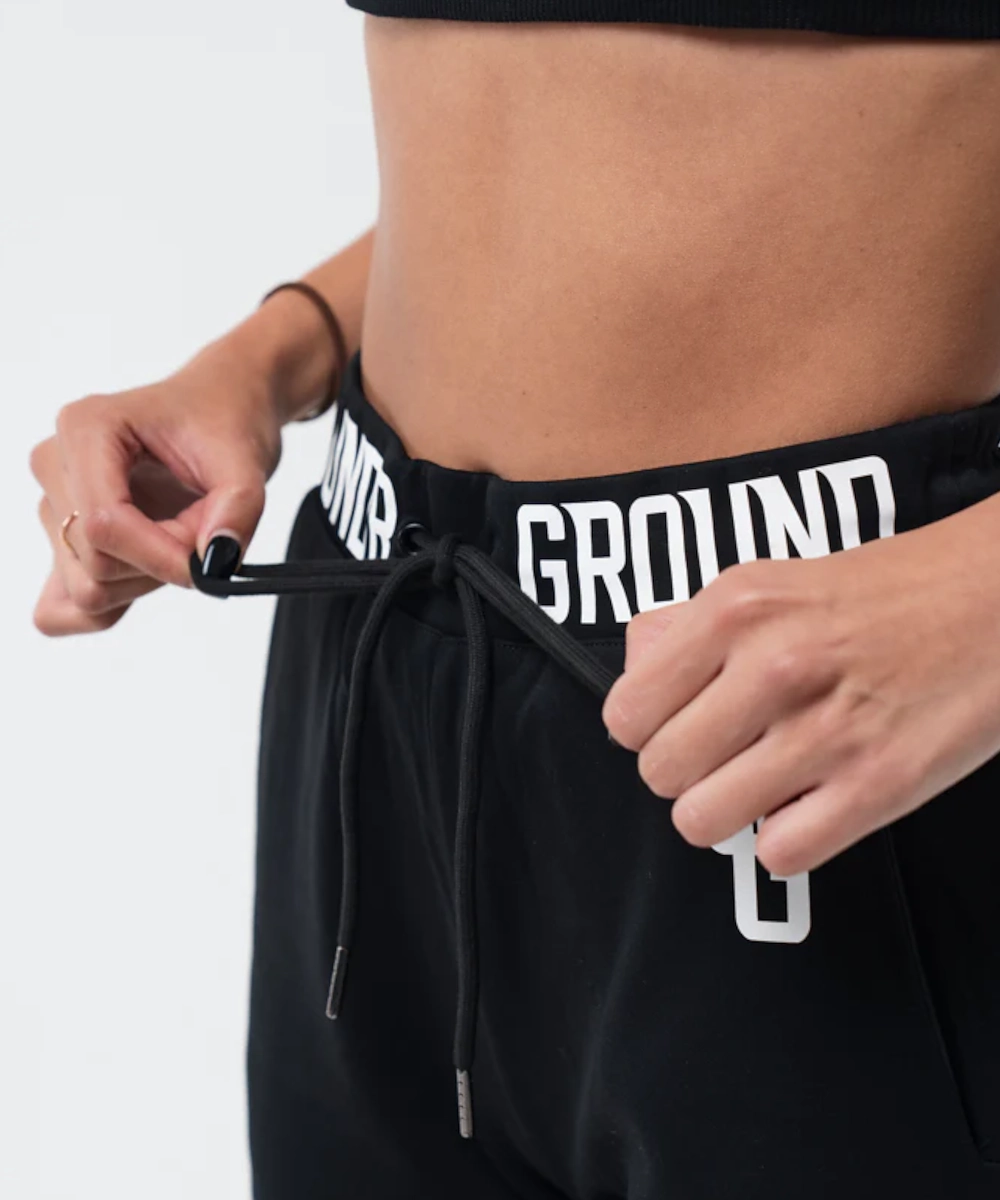 UNDRGROUND Tapered Joggers (Black/White) Champion Glow