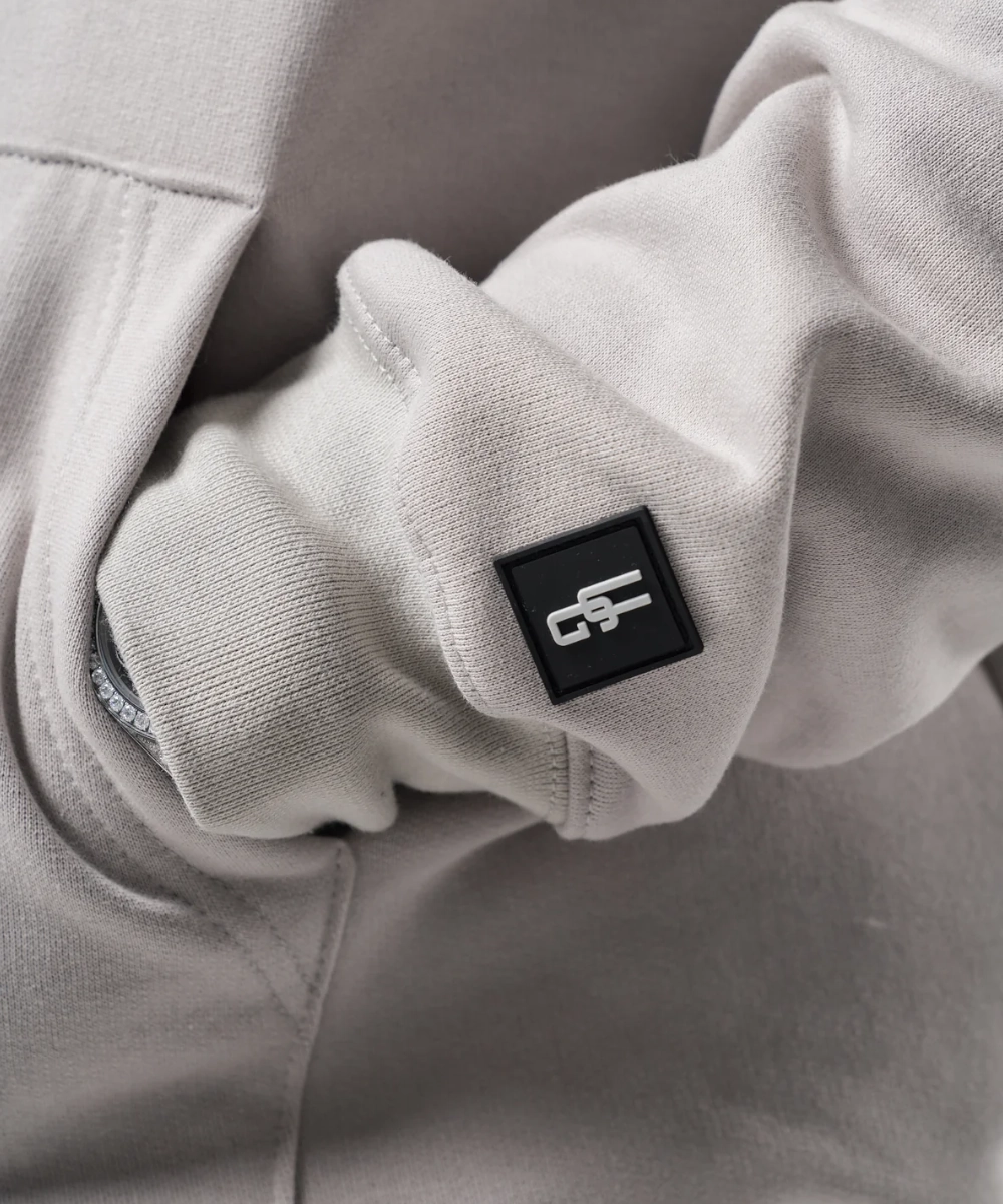 Still Glow Energy Flow UNDRGROUND Warm Up Hoodie (Deep Taupe)