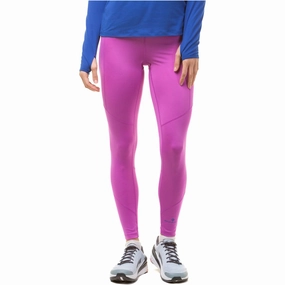 Ronhill Tech Womens Long Running Tights - Purple Supportive