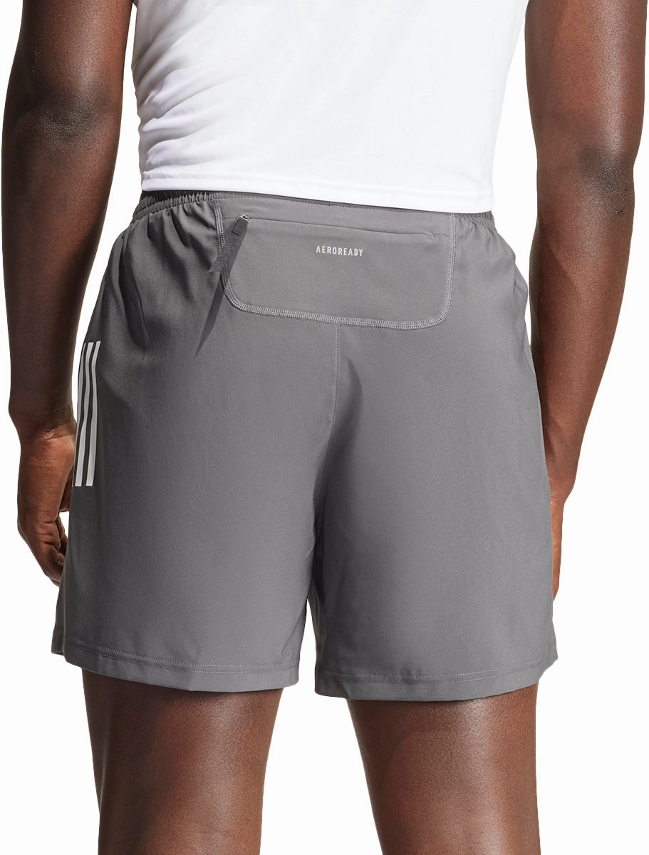 adidas Own The Run 5 Inch Mens Running Shorts - Grey semi - formal event
