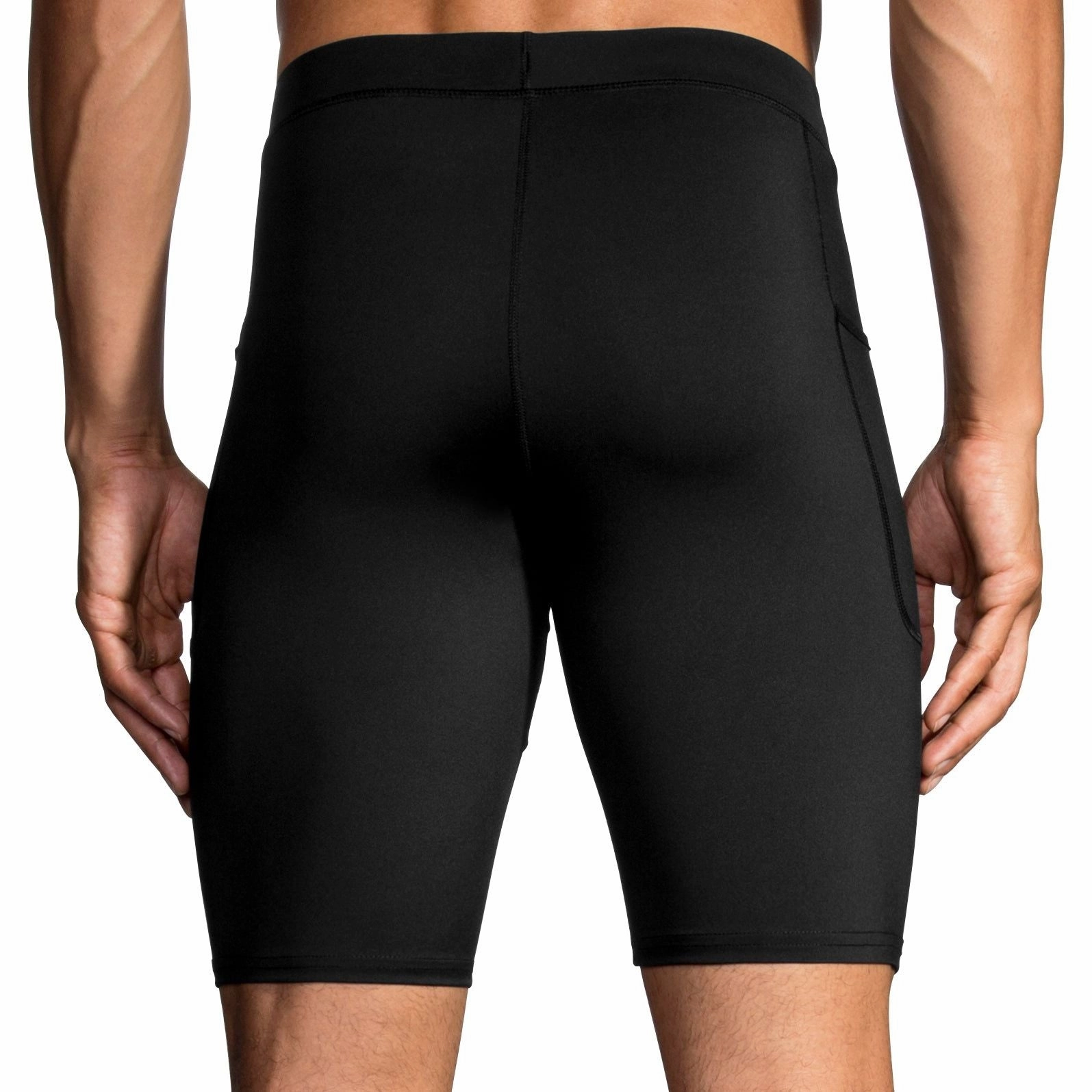 Brooks Source 9 Inch Mens Short Running Tights - Black Stable Eyewear