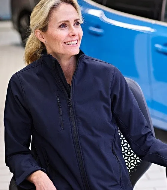 PillingResistant UltraSoft Texture Ladies Tern Softshell | BLACK