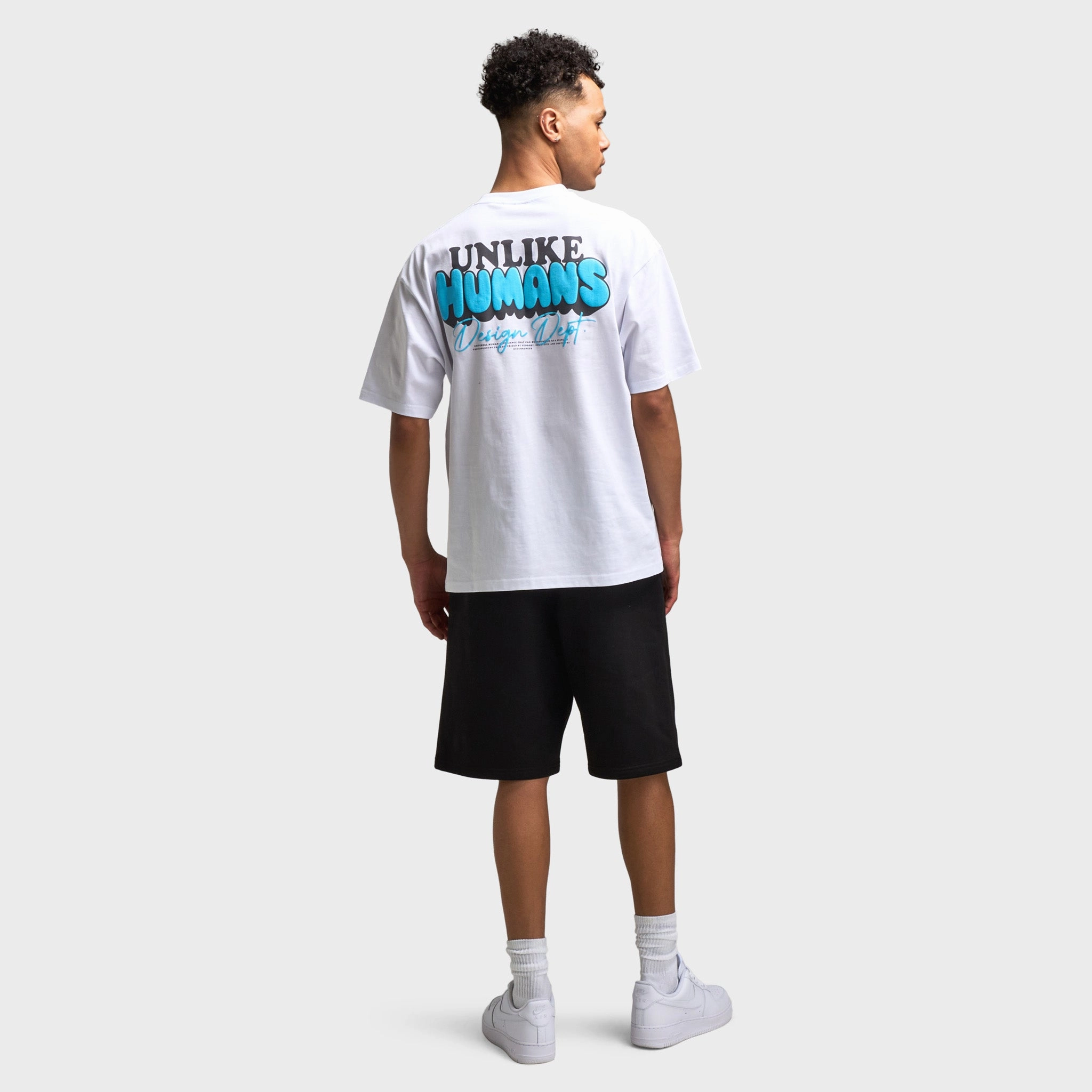 Sustainability - focused Commander - directed Unlike Humans Design Dept Graphic T-Shirt / Optic White