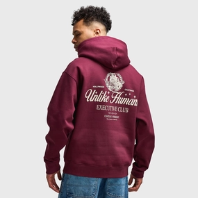 MeshLinedVents Soft Shell Unlike Humans Fremont Pullover Hoodie / Windsor Wine