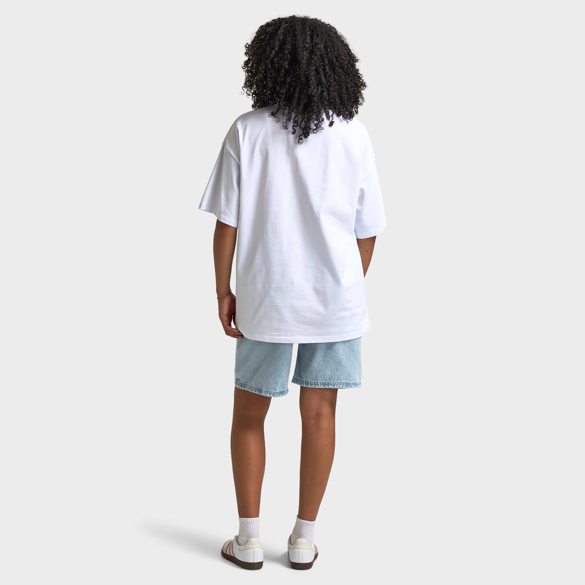 Minimal Comfort Wear Sustainable Production Process Unlike Humans Women's Matcha Tee / Optic White