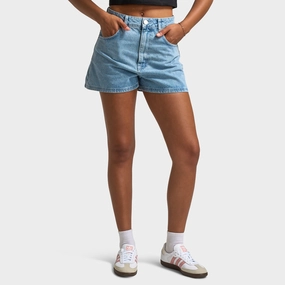 Sporty Comfort Beach-Ready Look Unlike Humans Women's Mom Shorts / Light Stone Wash