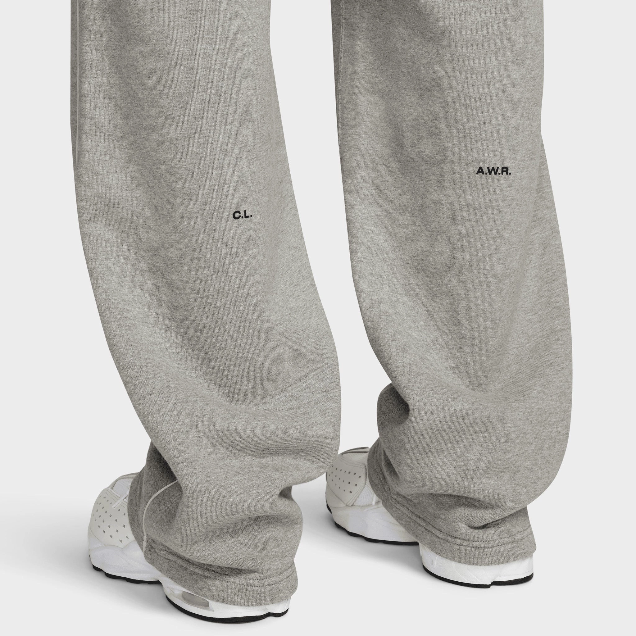 Nike NOCTA Cardinal Woven Fleece Open Hem Pants Dark Grey Heather/Black Sporty Comfort Fit