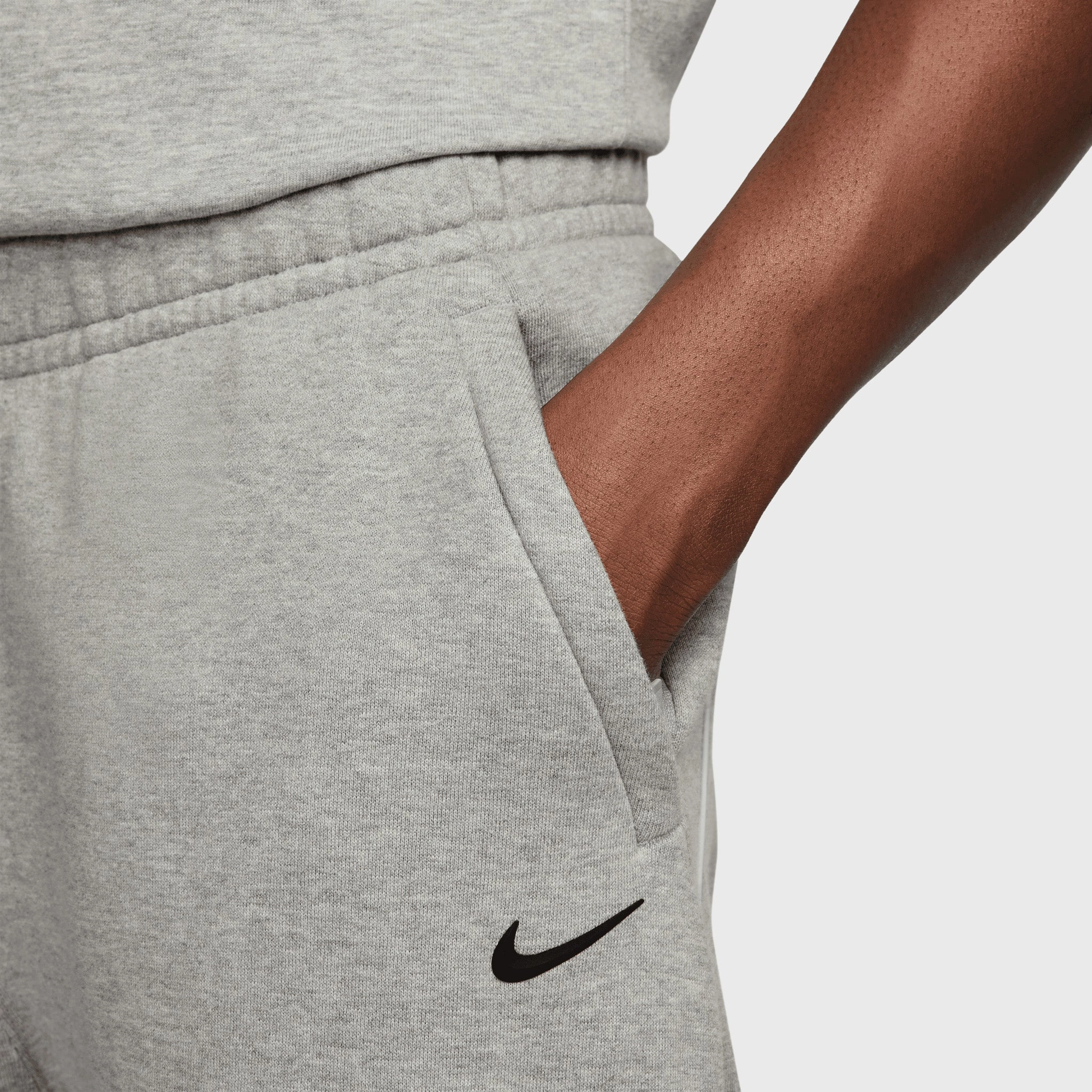 Nike NOCTA Cardinal Woven Fleece Open Hem Pants Dark Grey Heather/Black SnagFreeFabric