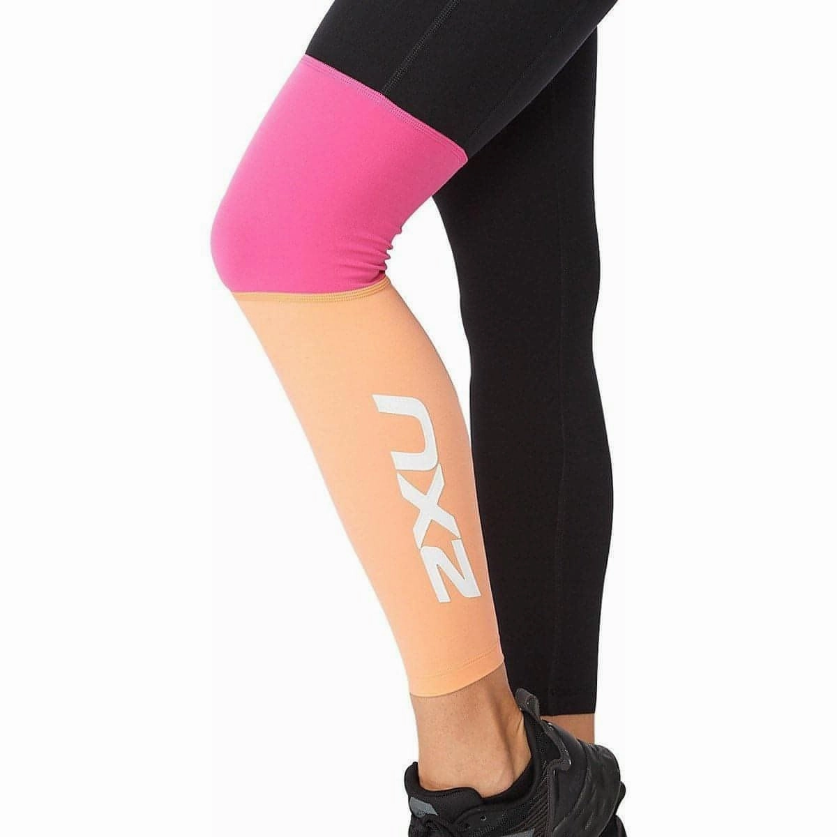 2XU Form Block Hi Rise Compression Womens Long Running Tights - Black Eco-friendly