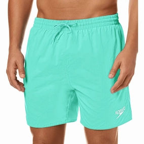 Lightweight Padding Speedo Core Leisure 16 Inch Mens Swim Shorts - Green