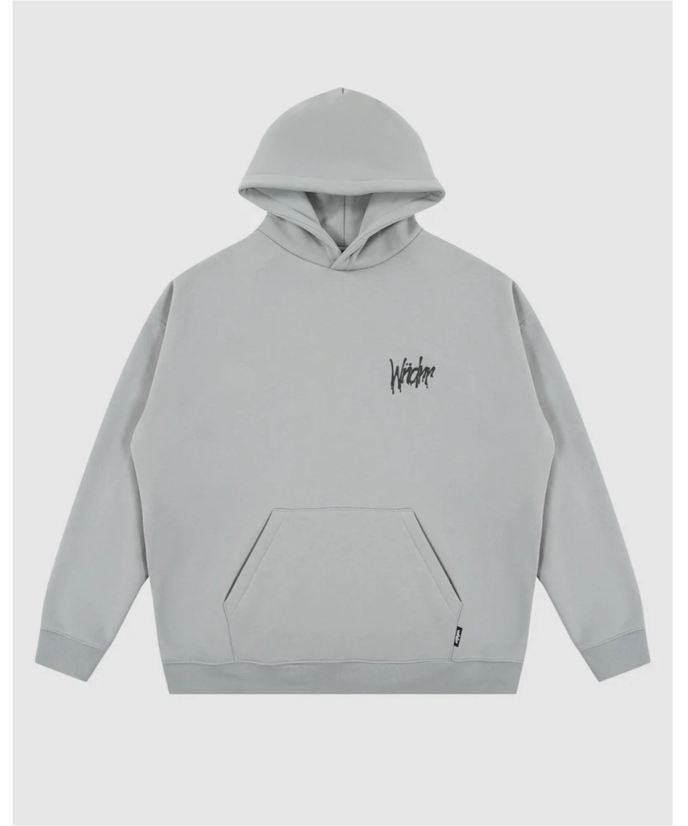 Thermal regulation MoistureWickingMaterial WNDRR Top Tier Hood Sweat (Cement Grey)