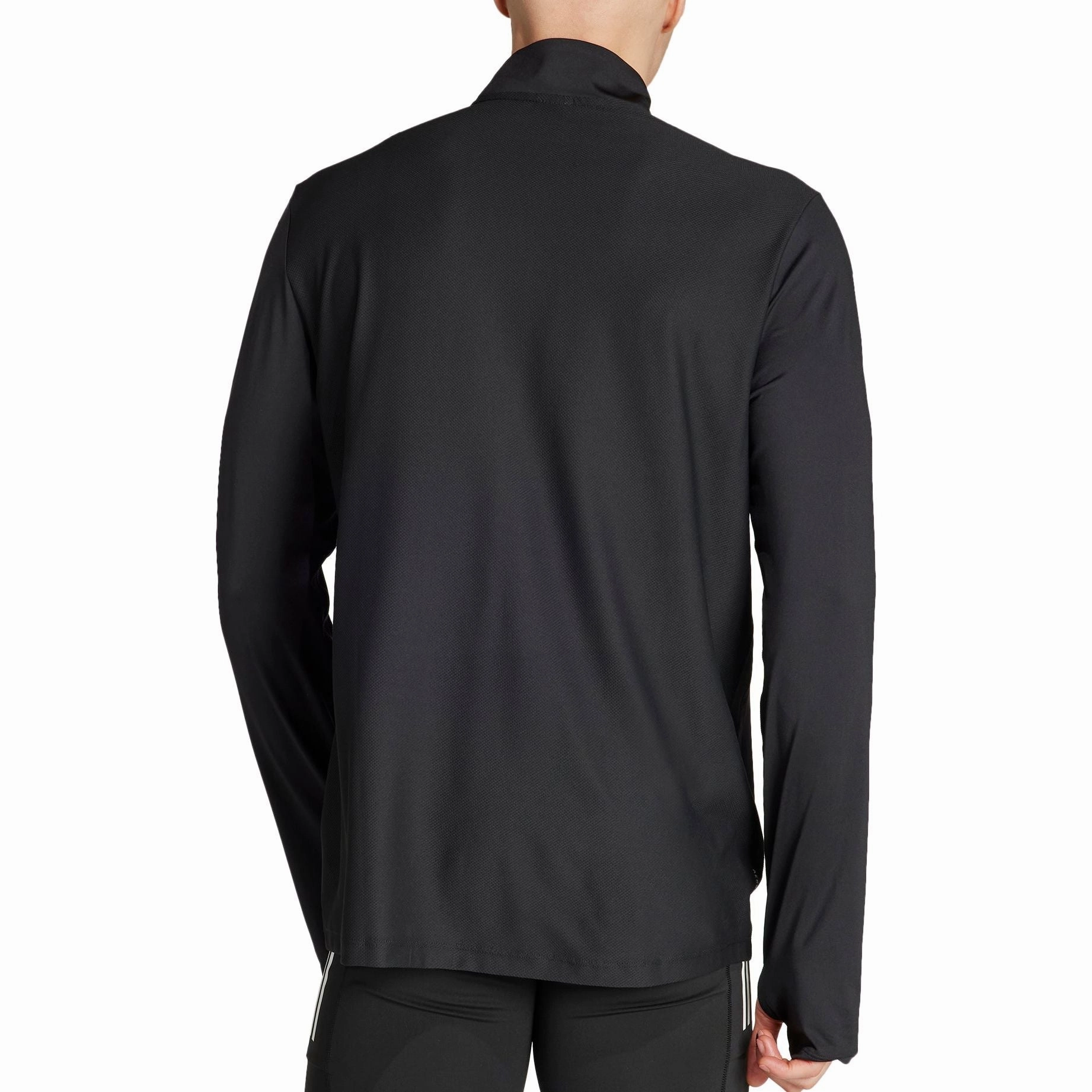 adidas Own The Run Half Zip Long Sleeve Mens Running Top - Black Unique Style