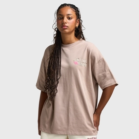 Unlike Humans Women's Wave Tee / Goat Breathable Look