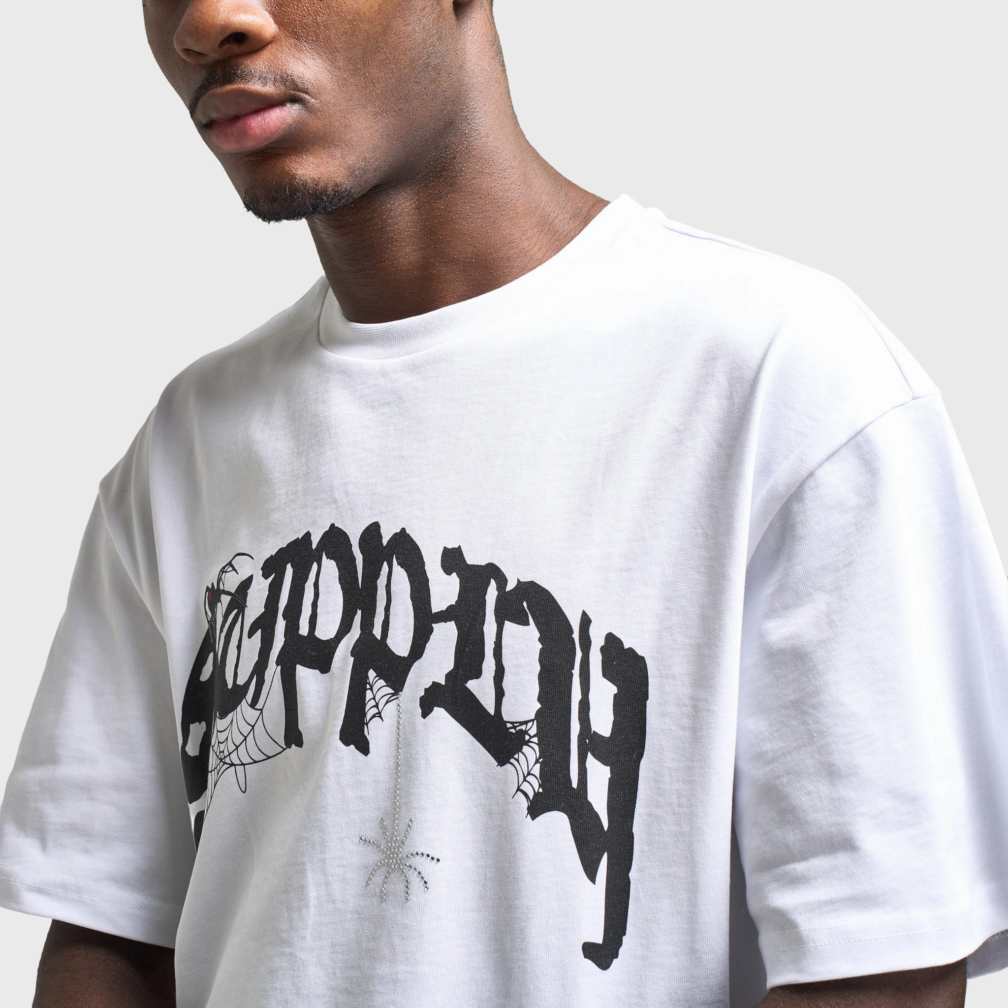 Quick Dry Fabric short - distance transportation Supply & Demand Crawler Graphic T-Shirt / Optic White