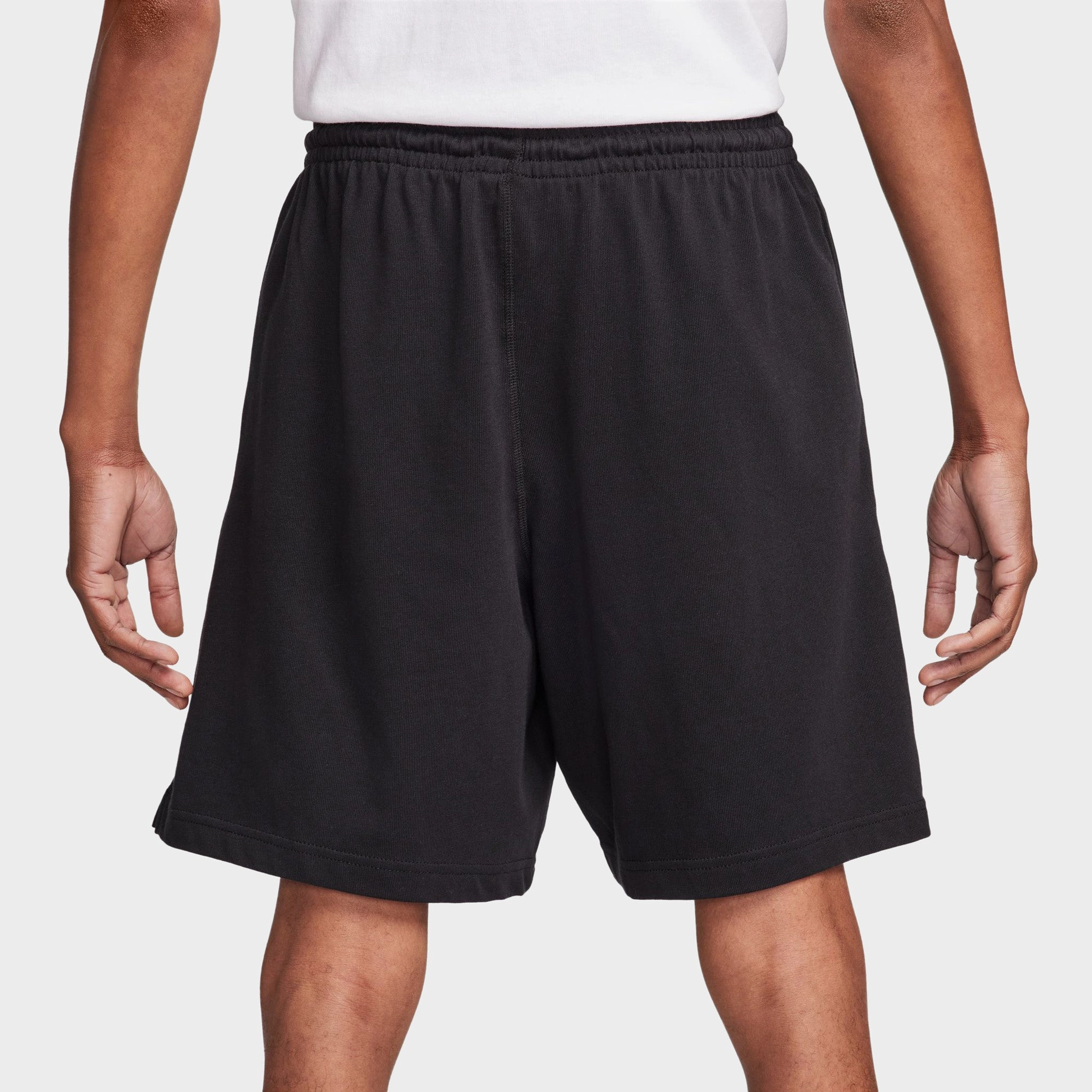 t shirt Nike Sportswear Club Knit Shorts Black / White