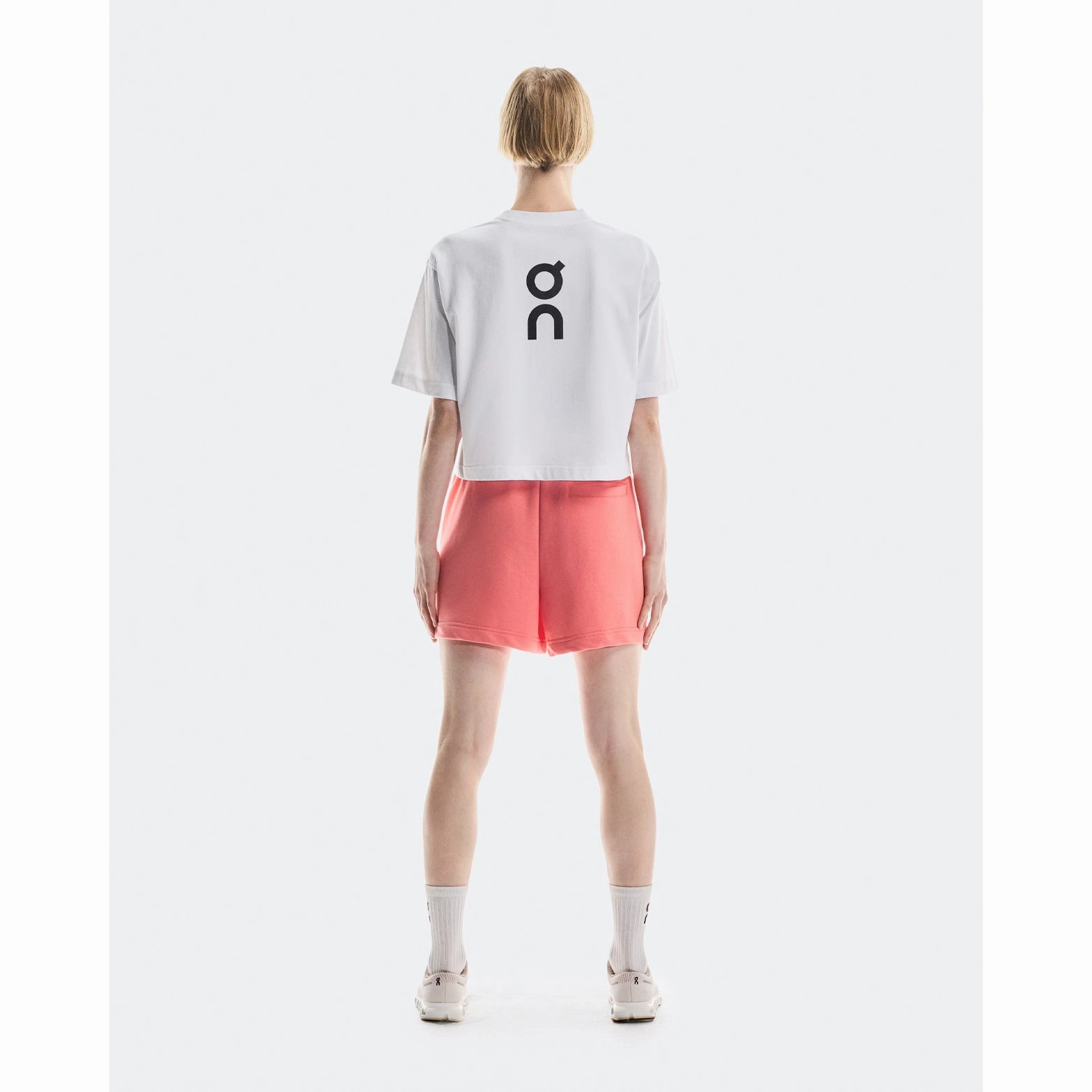 Women's Club Boxy-T White Fire Glow Gym Safe