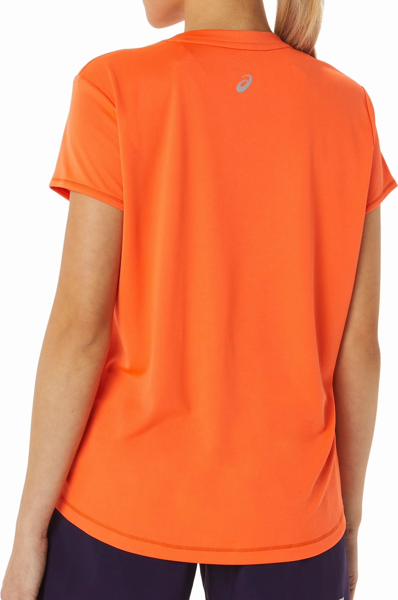 Asics FujiTrail Logo Womens Short Sleeve Running Top - Orange Durable Construction Spring Wear