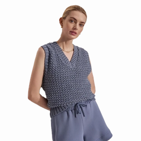 Abrasion Resistant Finish Reflective Safety Trim Varley Adie Knit Vest