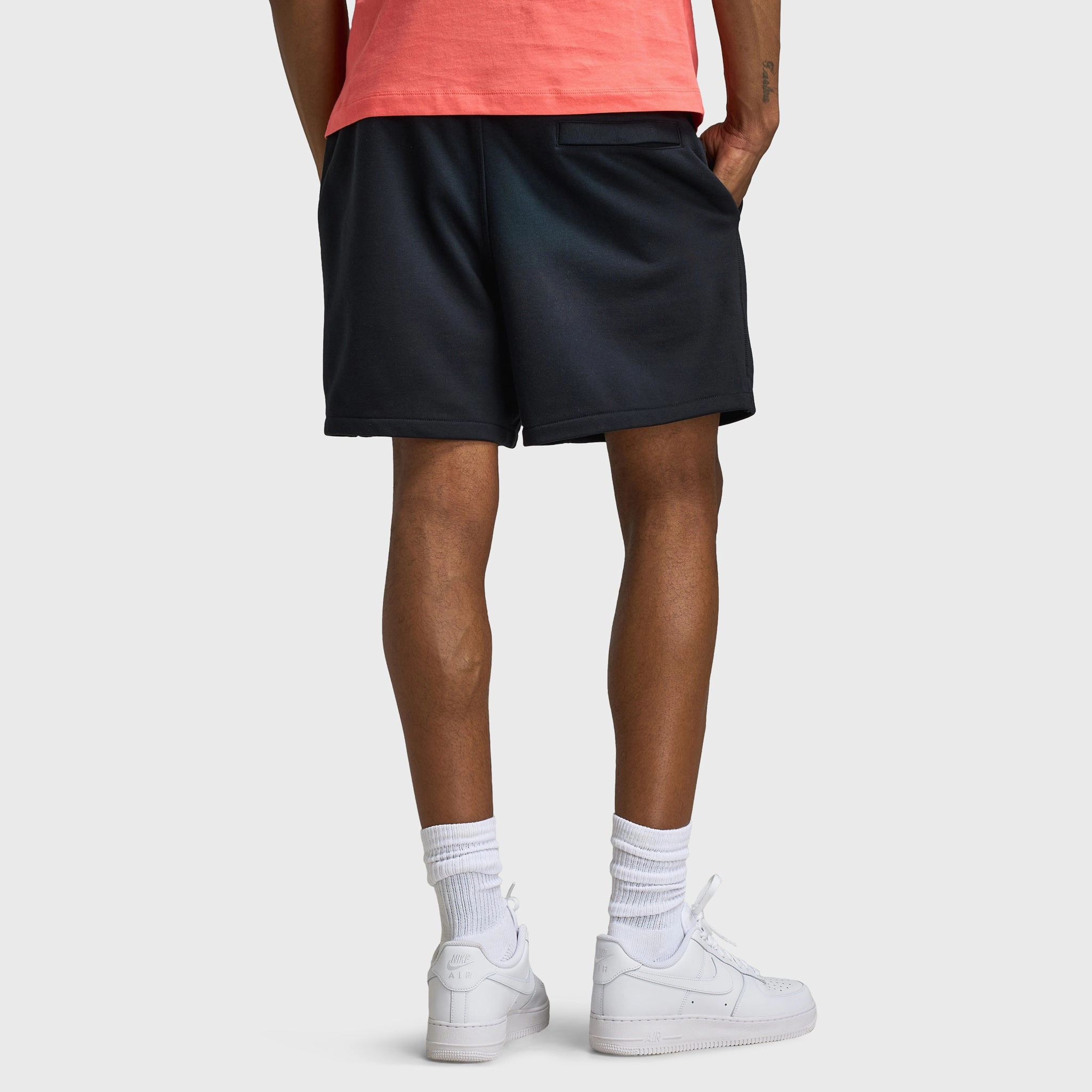 Urban Style floral shorts Nike Club French Terry Flow Shorts Black / White
