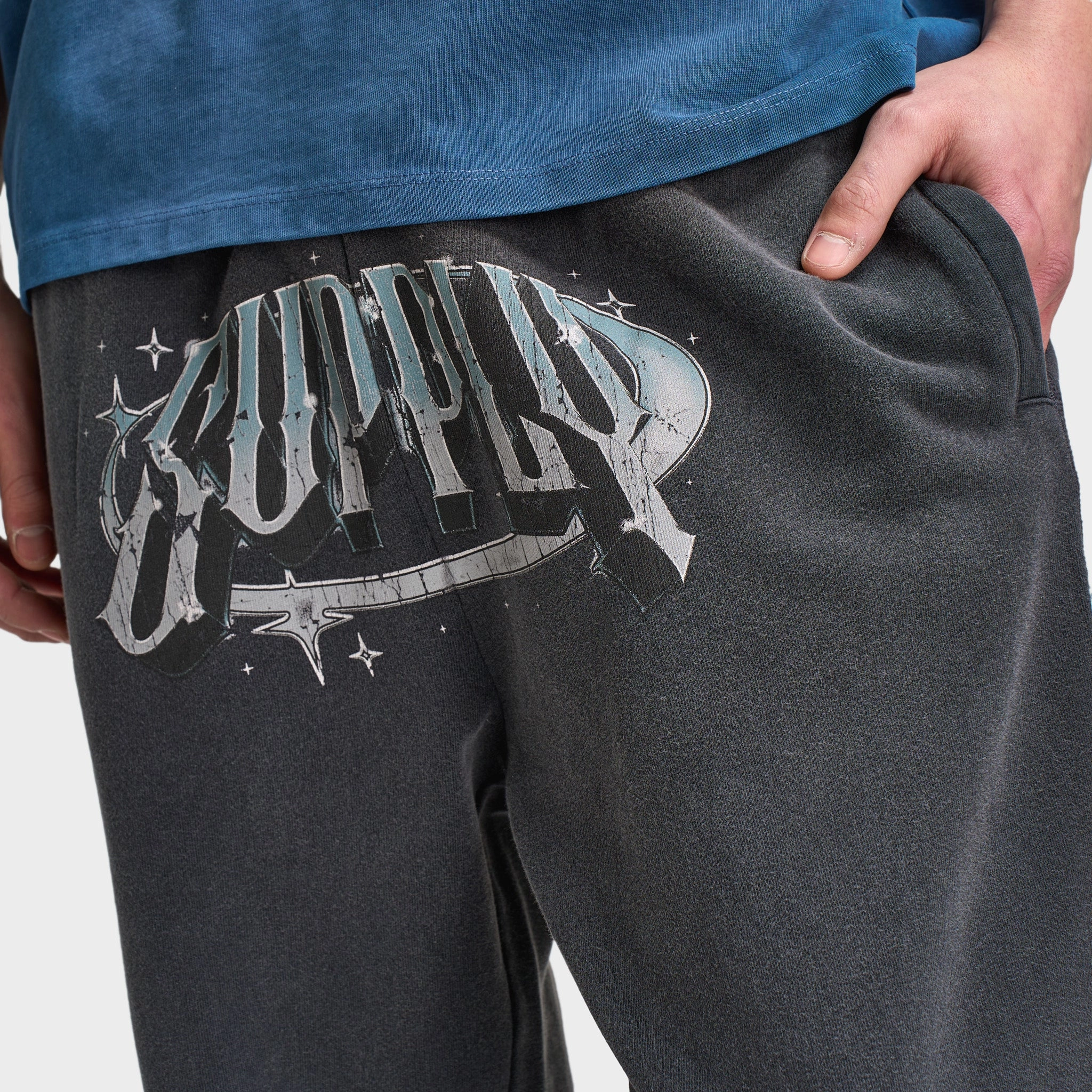 Supply & Demand Chrome Star Pants / Washed Black Max Flexibility FlexibleCompressionBands