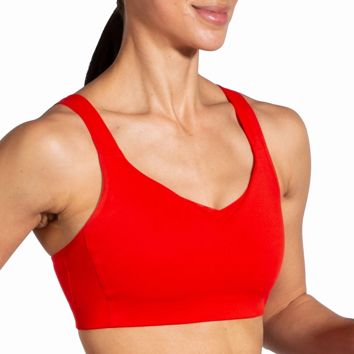 Stretchy Comfort Non-Irritating Band Brooks Drive Convertible Run Bra
