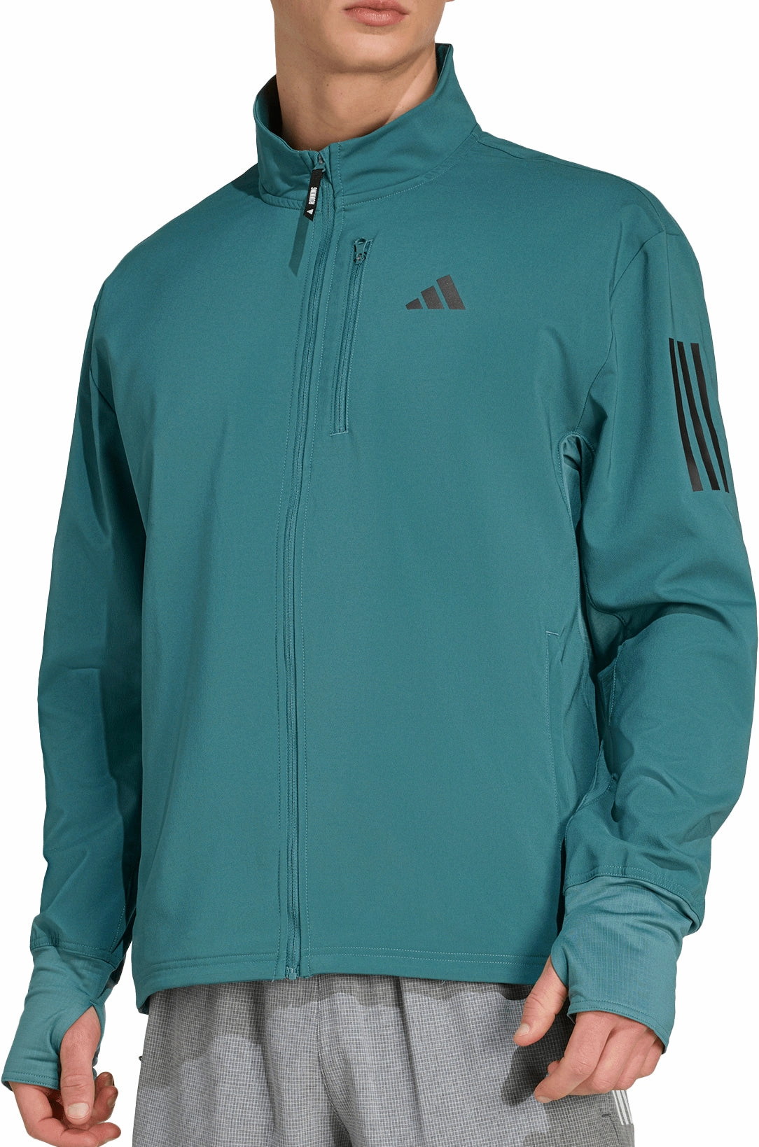 Adapt Market adidas Own The Run Winterized Mens Running Jacket - Green