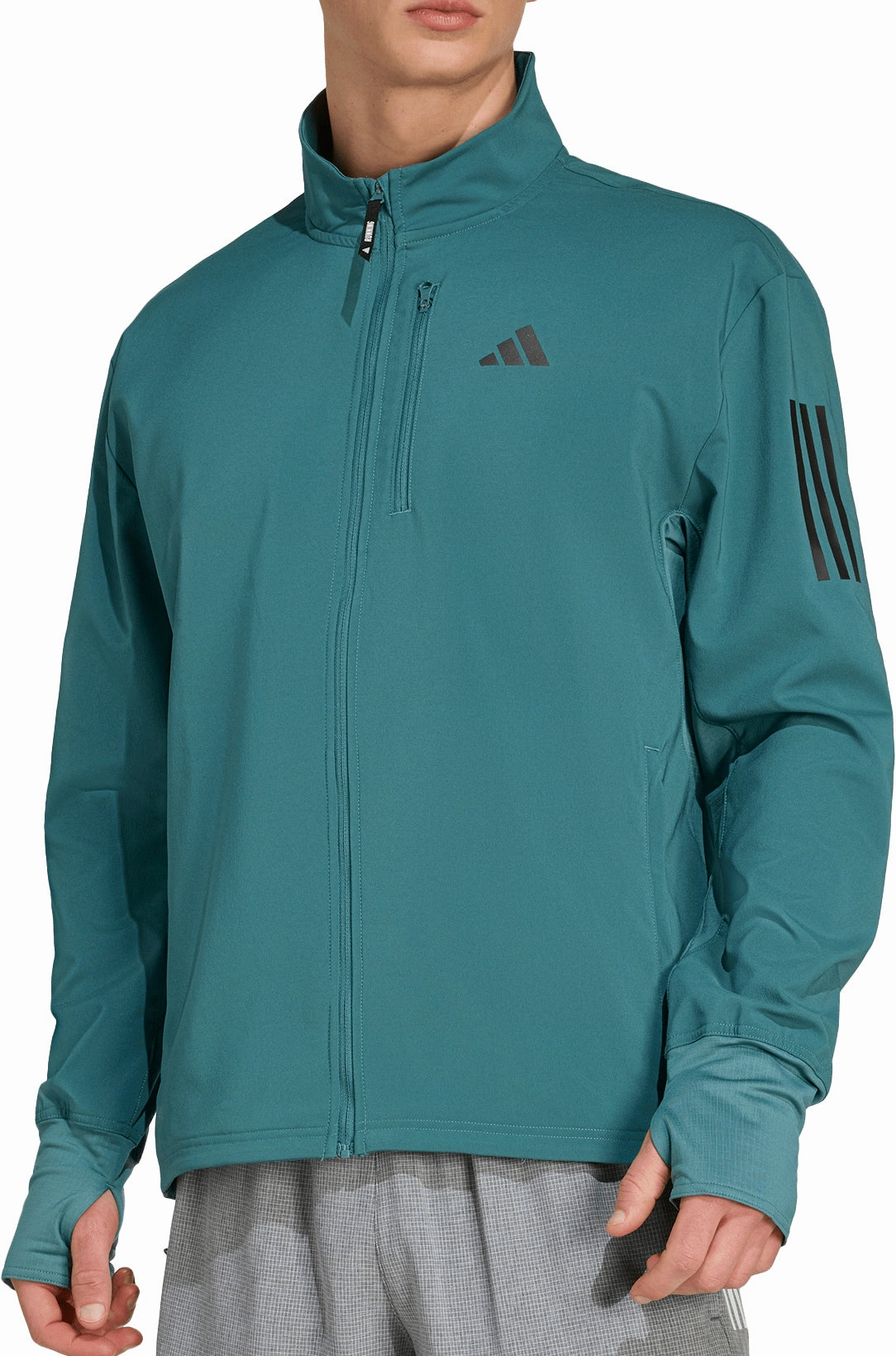 adidas Own The Run Winterized Mens Running Jacket - Green air