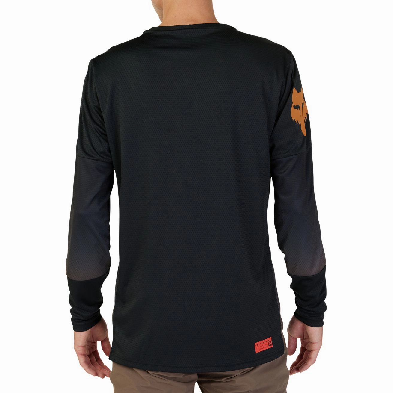 gas Durable Design Fox Defend Cekt Long Sleeve Mens Cycling Jersey - Brown