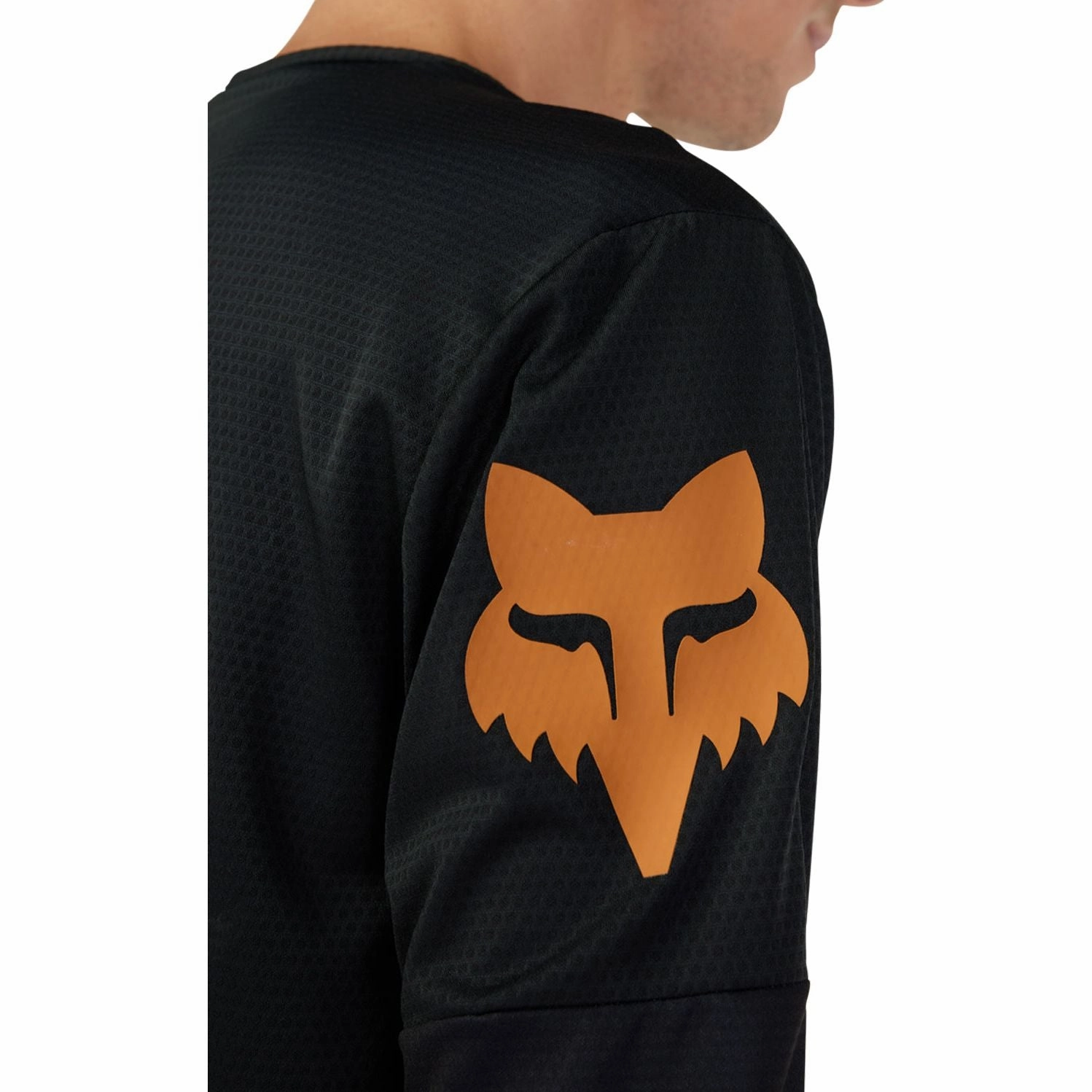 Fox Defend Cekt Long Sleeve Mens Cycling Jersey - Brown Friction Free Internal Lining Odor-free