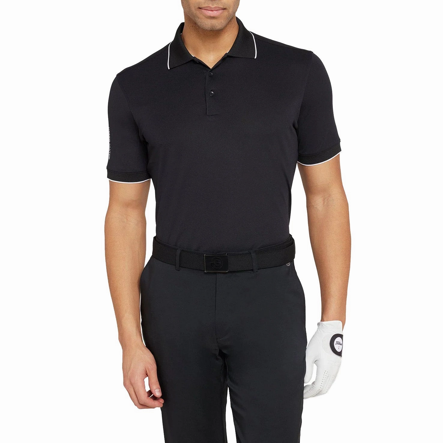 Travel Ready Galvin Green Marty Golf Shirt - Black
