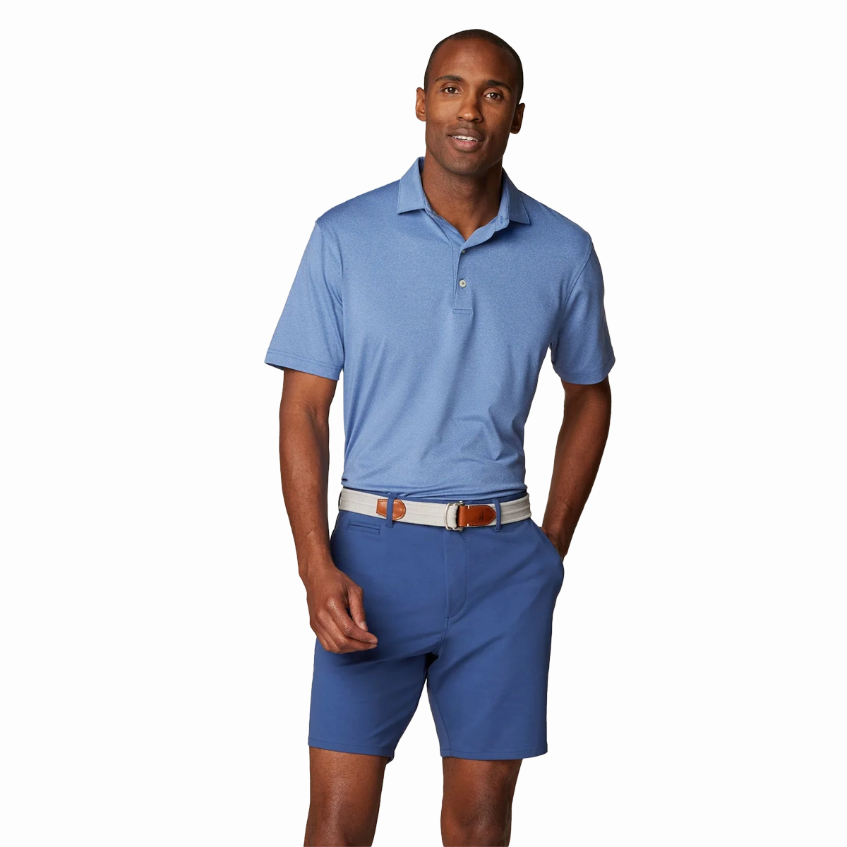 Stretch Woven Material Johnnie-O Birdie Polo