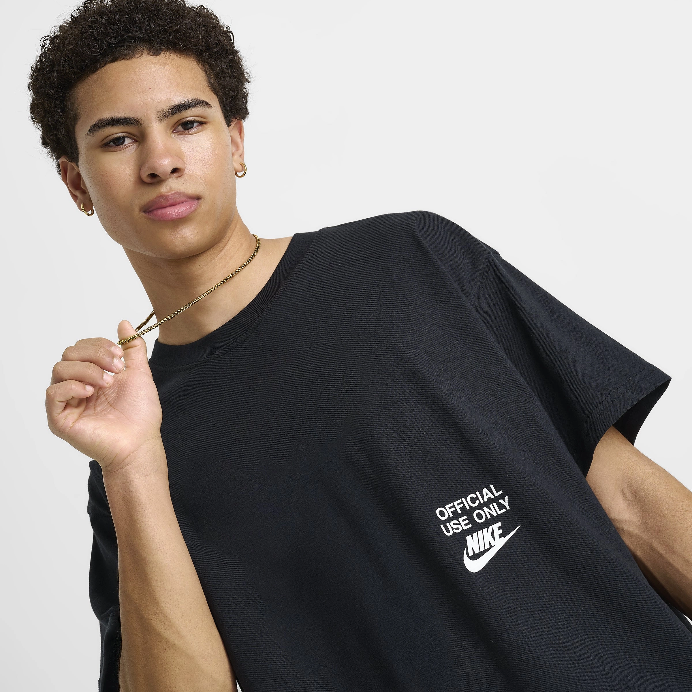 Travel Cool Abrasion Resistant Surface Nike Sportswear Max90 T-Shirt / White