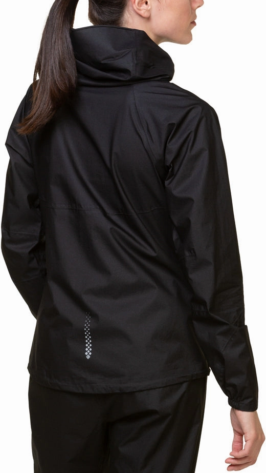 Daily Use Durable Seams Ronhill Tech Fortify Waterproof Womens Running Jacket - Black