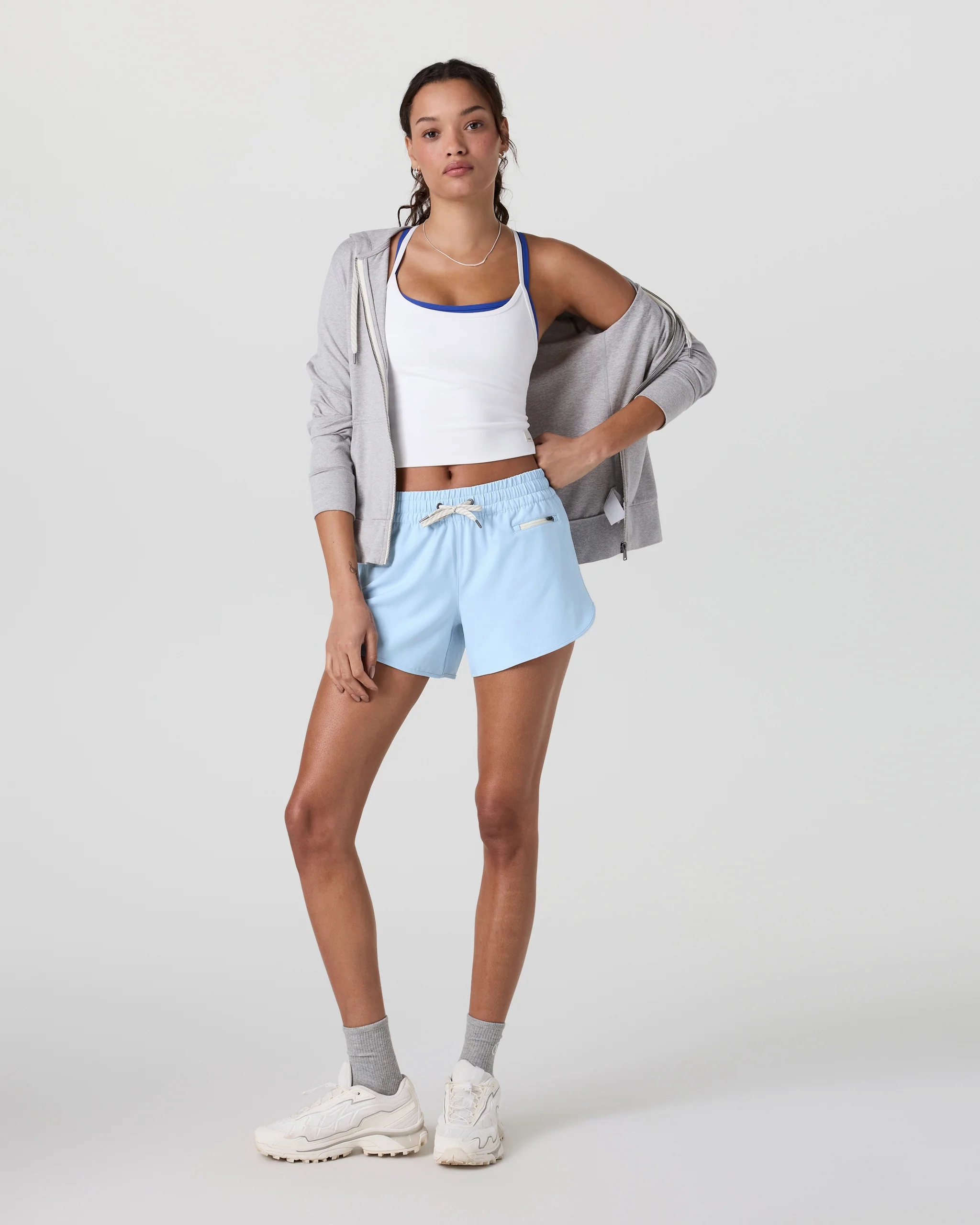 Vuori Women's Clementine 4" Short 2.0 Light Reflective Trim