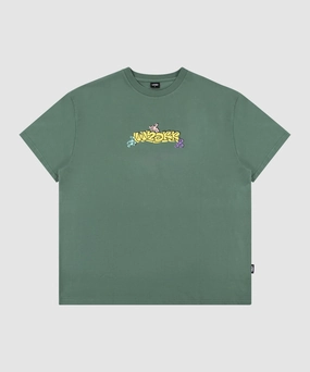 SeamlessPockets Carry Ease WNDRR Mood Box Fit Tee (Dark Green)