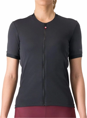 air Castelli Libera Short Sleeve Womens Cycling Jersey - Black