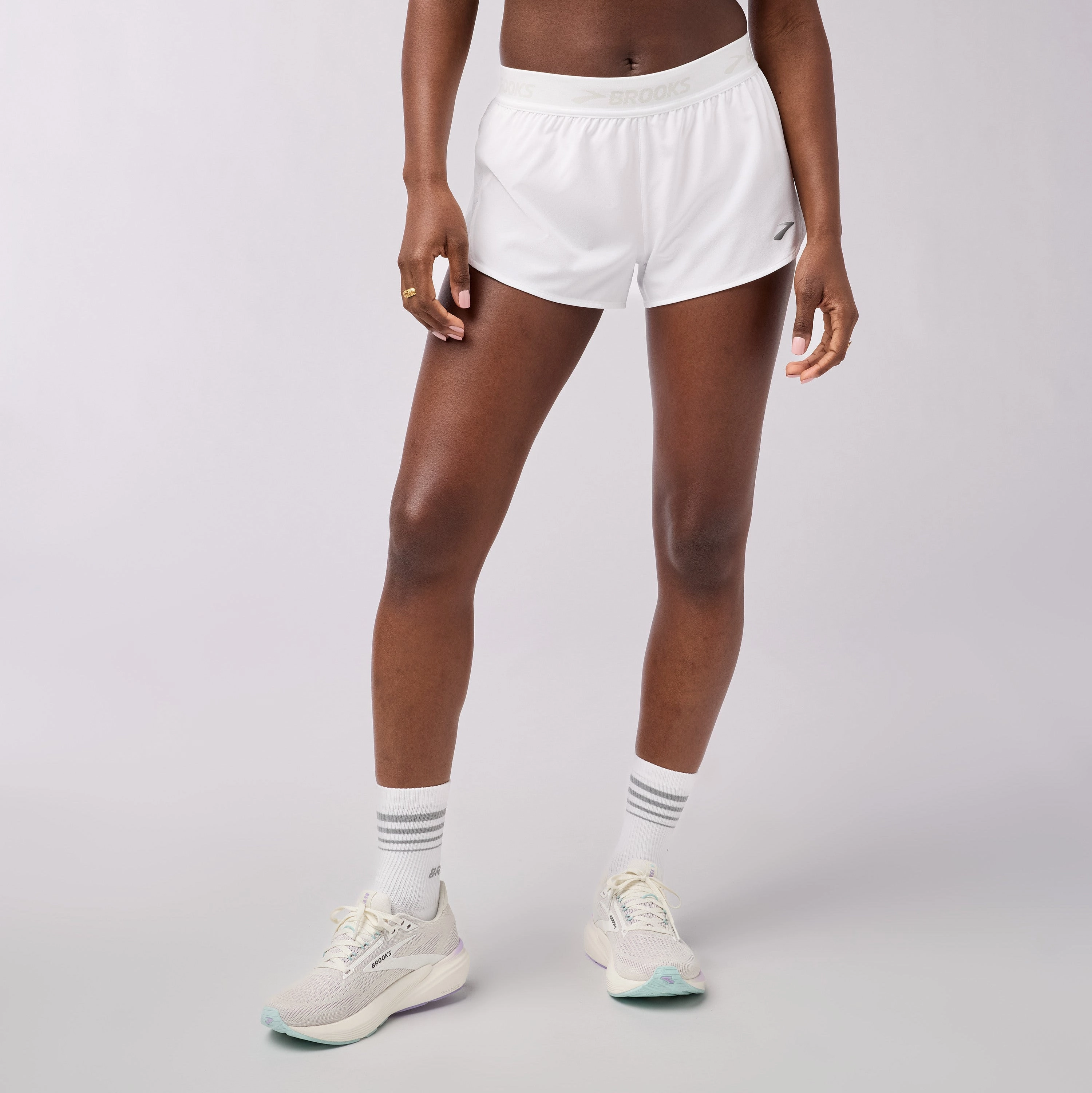 Wrinkle Resistant Treatment Brooks Women's Breakaway 2.5" Short