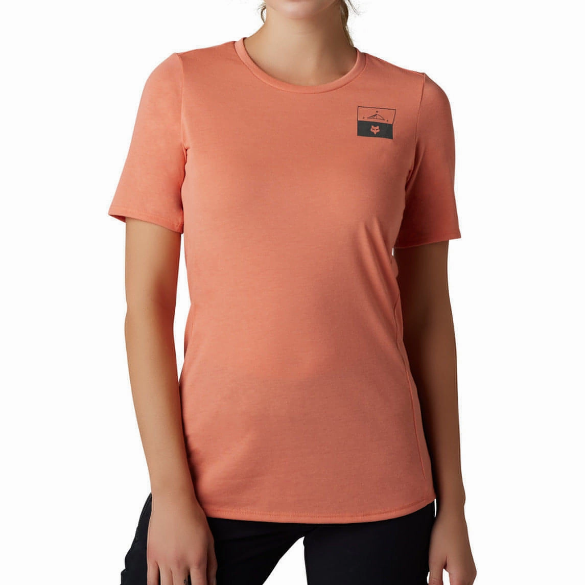 kids' style Adjustable Hem Fox Ranger DriRelease Fract Short Sleeve Womens Cycling Jersey - Pink