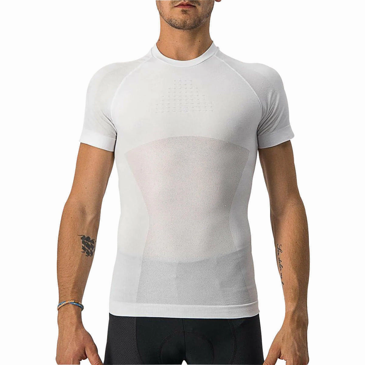 brand venue Castelli Core Seamless Short Sleeve Mens Cycling Base Layer - White