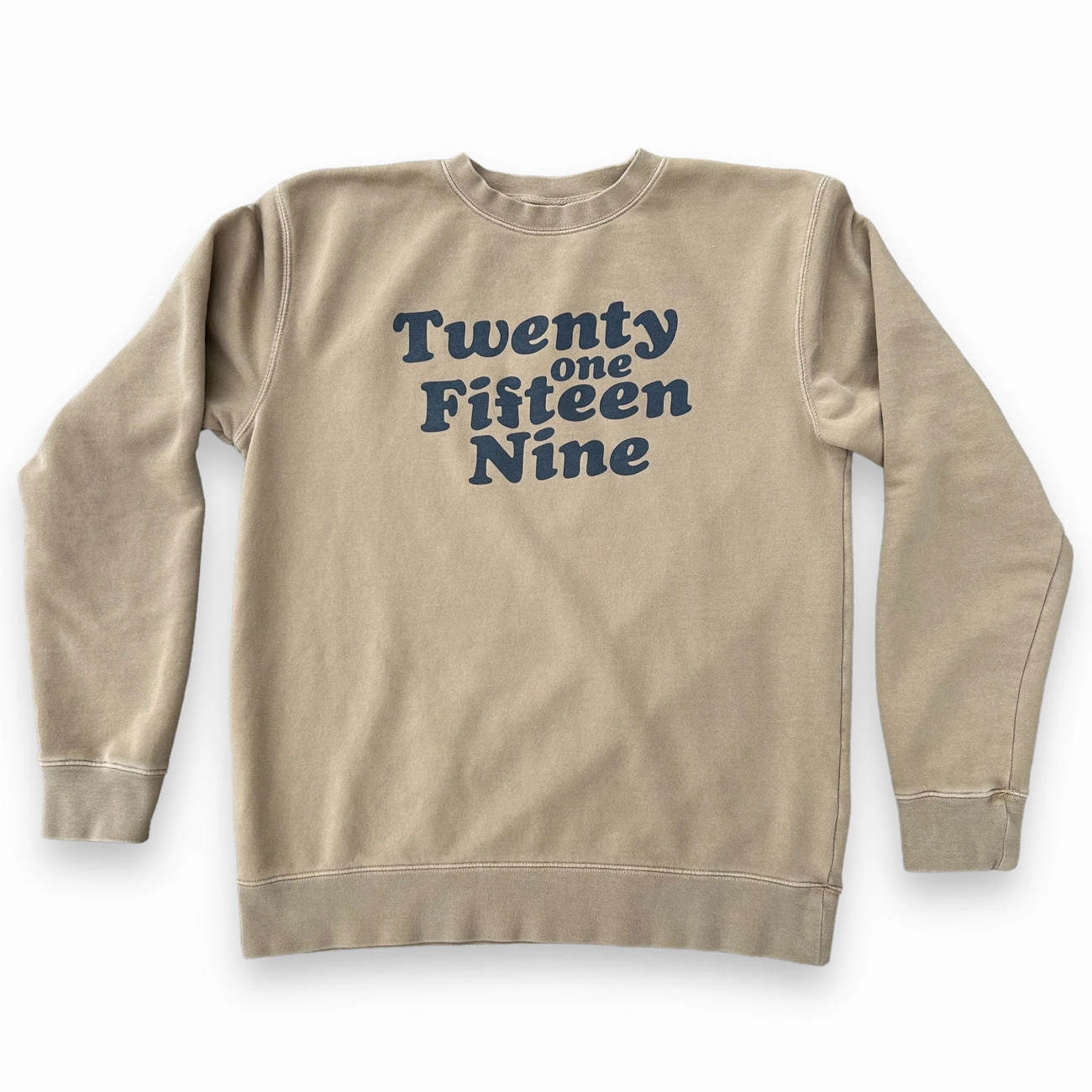 21-15-9 Midweight Crewneck Sweatshirt Logo Free Style Anti Snag Fabric