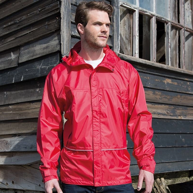 HeavyDuty Zipper StaticFree Lining Waterproof 2000 Ripstop Team Jacket | BLACK