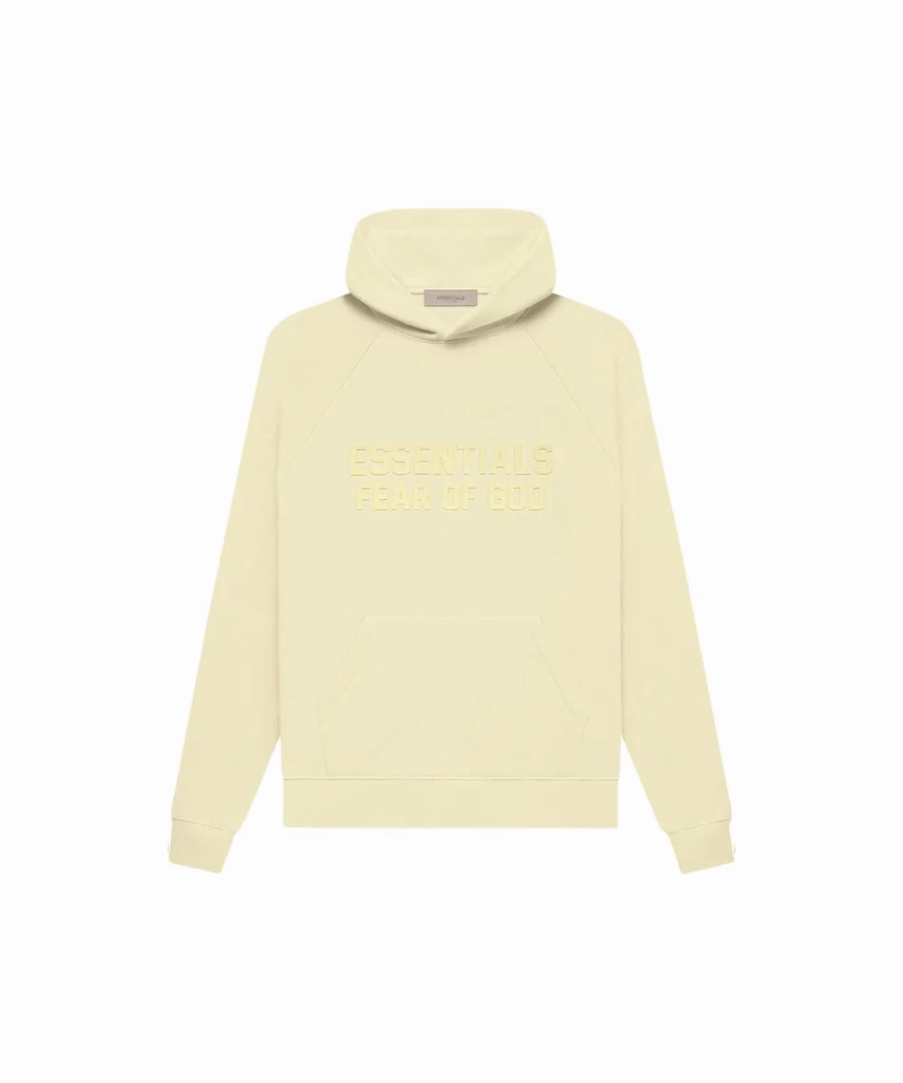 Wrinklefree Calm Ease Fear Of God ESSENTIALS Hoodie (Yellow Canary)